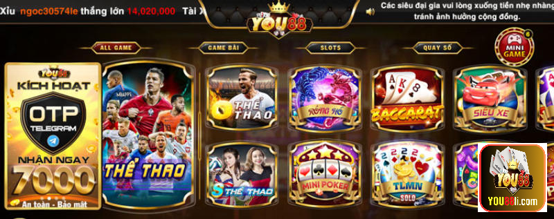 You888 - Cổng game uy tín nhất năm 2023